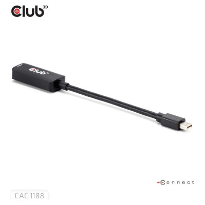 Club3D I/O ADAPTER MINI DP TO HDMI/M/F CAC-1188 CLUB3D