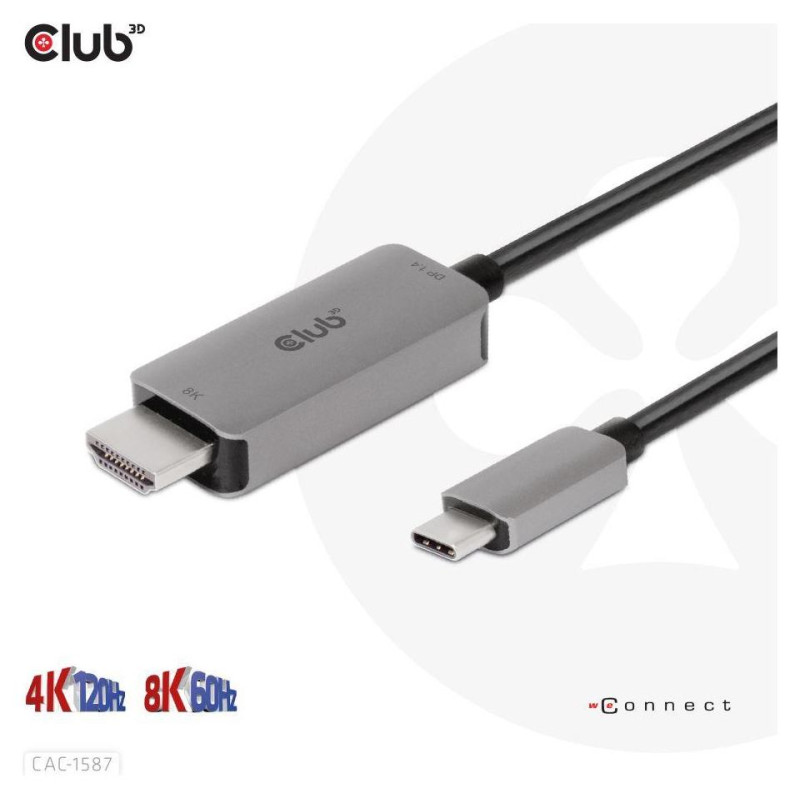 Club3D CABLE USB-C TO HDMI 3M/M/M CAC-1587 CLUB3D