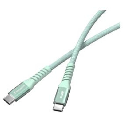 Verbatim Kabelis Verbatim Sync & Charge Magnetic Type-C  60W 120cm Green