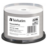 Verbatim Matricas CD-R Verbatim 700MB 1x-52x DataLifePlus No ID 50 Pack Spindle