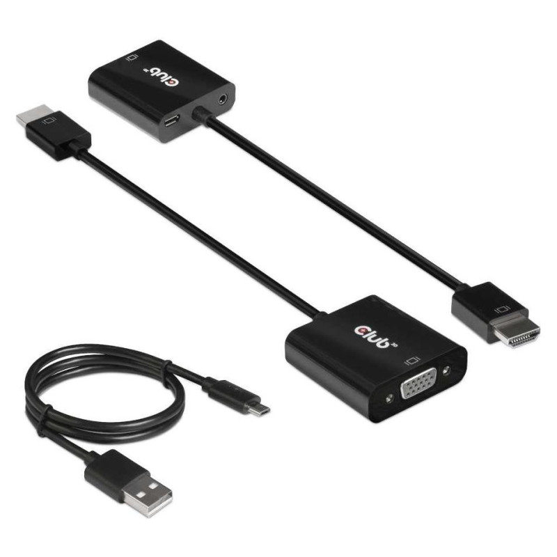 Club3D I/O ADAPTER HDMI TO VGA/AUDIO M/F CAC-1302 CLUB3D