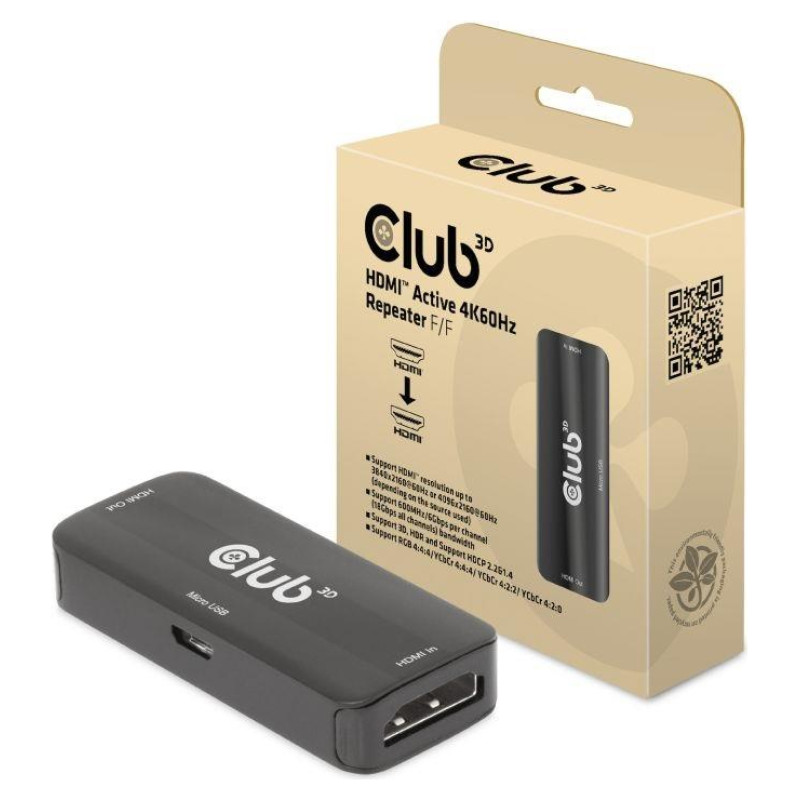 Club3D I/O ADAPTER HDMI TO USB/F/F CAC-1307 CLUB3D