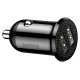 Baseus Grain Pro car charger 2x USB 4.8 A black (CCALLP-01)