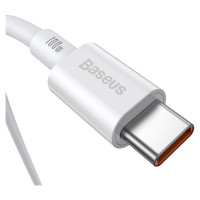 Baseus CATYS-C02 USB-C - USB-C PD QC FCP cable 100W 5A 2m - white