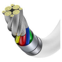 Baseus CATYS-C02 USB-C - USB-C PD QC FCP cable 100W 5A 2m - white