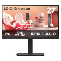 LG LCD Monitor|LG|27BA75QB-B|27"|Panel IPS|2560x1440|16:9|100Hz|Matte|Speakers|Swivel|Pivot|Height adjustable|Tilt|Colour Black|27BA75QB-B