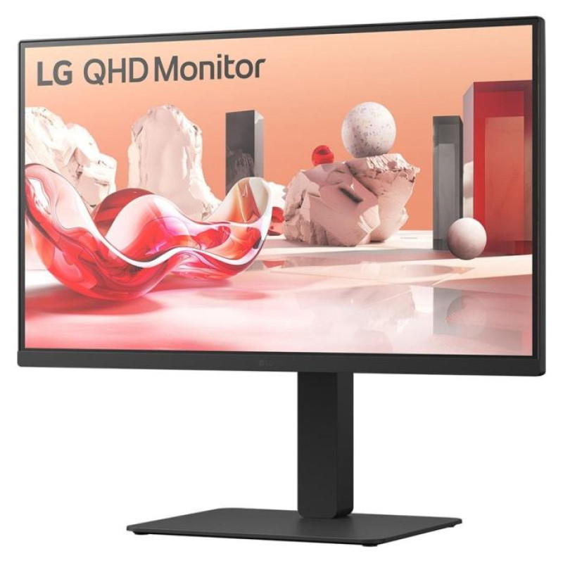 LG LCD Monitor|LG|27BA75QB-B|27"|Panel IPS|2560x1440|16:9|100Hz|Matte|Speakers|Swivel|Pivot|Height adjustable|Tilt|Colour Black|27BA75QB-B