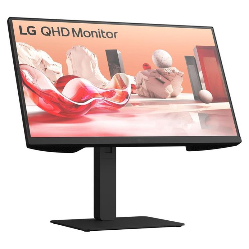LG LCD Monitor|LG|27BA75QB-B|27"|Panel IPS|2560x1440|16:9|100Hz|Matte|Speakers|Swivel|Pivot|Height adjustable|Tilt|Colour Black|27BA75QB-B