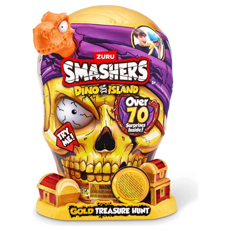 Smashers Rotaļu komplekts Dinozauru salas zelta medības