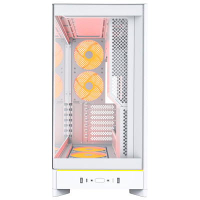Montech Case|MONTECH|HS02 PRO|MidiTower|Case product features Removeable HDD basket/Transparent panel|Not included|ATX|MicroATX|MiniITX|Colour White|HS02PRO(W)