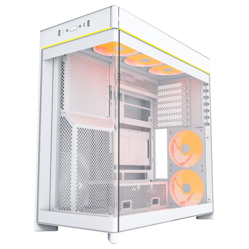 Montech Case|MONTECH|HS02 PRO|MidiTower|Case product features Removeable HDD basket/Transparent panel|Not included|ATX|MicroATX|MiniITX|Colour White|HS02PRO(W)