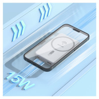 Dudao K14S USB-A / USB-C / MagSafe wireless powerbank 20W 5000mAh - white