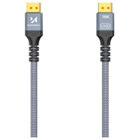 Wozinsky WPS-16AYL2S DisplayPort 2.1 Cable VESA Certified 80 Gb/s 16K@60Hz 8K@120Hz 4K@240Hz HDR HDCP DSC 2m - Black