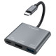 Wozinsky Hub Wozinsky WHCH-01 USB-C PD 100W HDMI 4K@30Hz USB-A 10Gbps - gray