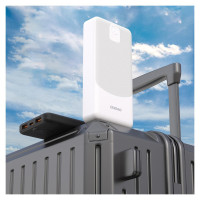 Dudao Powerbank Dudao K10 10000mAh 2.4A 2 x USB-A - white
