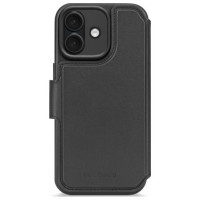 Decoded Leather Detachable Wallet MagSafe case for iPhone 17 - black