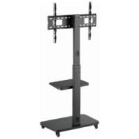 Gembird TV stiprinājums Gembird 37" - 75" TV floor stand with caster wheels