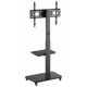 Gembird TV stiprinājums Gembird 37" - 75" TV floor stand with caster wheels