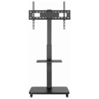 Gembird TV stiprinājums Gembird 37" - 75" TV floor stand with caster wheels