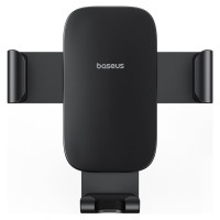 Baseus Metal Age 3 Car Phone Holder, Gravity, for Air Vent - Black