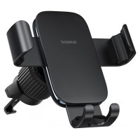 Baseus Metal Age 3 Car Phone Holder, Gravity, for Air Vent - Black