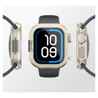 Marka Niezdefiniowana AmazingThing Titan Pro Metal Case for Apple Watch 11 46mm Aluminum - Titanium