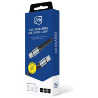 3Mk Protection 3mk Hyper Cable N-SERIES USB-C / USB-C 2m 20V/5A 100W / black