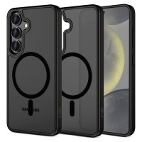 Tech-Protect MagMat MagSafena Samsung Galaxy S25 FE Case - Matte Black