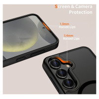 Tech-Protect MagMat MagSafena Samsung Galaxy S25 FE Case - Matte Black