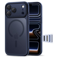 Tech-Protect Magpeak Magsafe CC Case for iPhone 17 Pro - Matte Navy Blue