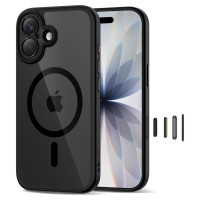 Tech-Protect Magpeak Magsafe CC Case for iPhone 17 - Clear Black