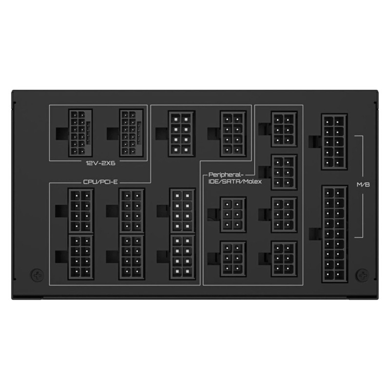 Gigabyte Power Supply|GIGABYTE|GP-UD1600PM PG5|1600 Watts|Efficiency 80 PLUS PLATINIUM|PFC Active|GP-UD1600PMPG5