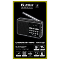 Sandberg 421-18 Speaker Radio FM+BT Recharge