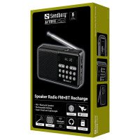 Sandberg 421-18 Speaker Radio FM+BT Recharge