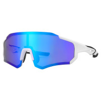 Rockbros 10183 polarizing cycling glasses - blue