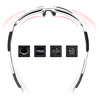 Rockbros 10183 polarizing cycling glasses - blue