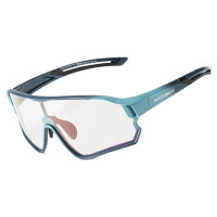 Rockbros 14110009005 polarized cycling glasses for children 8-14 years old - blue
