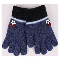 Yoclub Cimdiņi 5P ar aplikāciju 3D 14 cm RED-0246 boy