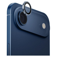 Uniq Optix Aluminum Camera Lens Protector for iPhone Air with Applicator - Blue