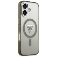Guess IML Gradient Triangle Logo MagSafe case for iPhone 17 - olive