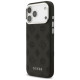 Guess Peony Hot Stamp Script MagSafe Case for iPhone 17 Pro Max - Black