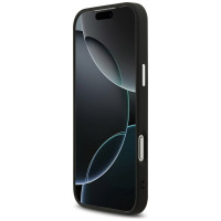 Guess Peony Hot Stamp Script MagSafe Case for iPhone 17 Pro Max - Black