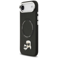 Karl Lagerfeld Karl & Choupette Pins MagSafe Case for iPhone Air - Black
