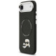Karl Lagerfeld Karl & Choupette Pins MagSafe Case for iPhone Air - Black