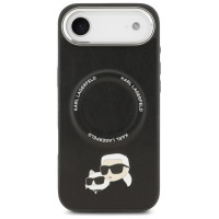 Karl Lagerfeld Karl & Choupette Pins MagSafe Case for iPhone Air - Black
