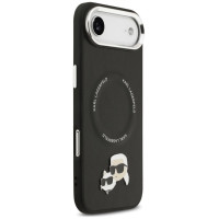 Karl Lagerfeld Karl & Choupette Pins MagSafe Case for iPhone Air - Black
