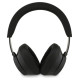 Guess Bluetooth ENC Saffiano Triangle Logo On-Ear Headphones - Black