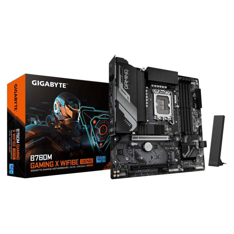 Gigabyte Mainboard|GIGABYTE|Intel B760 Express|LGA1700|Micro-ATX|Memory DDR5|Memory slots 4|B760MGXWF6EGEN5