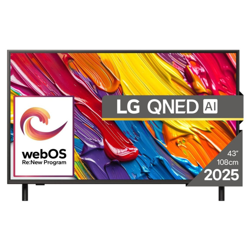 LG TV Set|LG|43 "|4K Ultra HD|3840 x 2160 pixels|Flat|16:9|QNED|43QNED84A3C