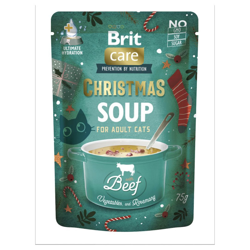 Brit Care Cat Christmas Selection Soups 15x75 g